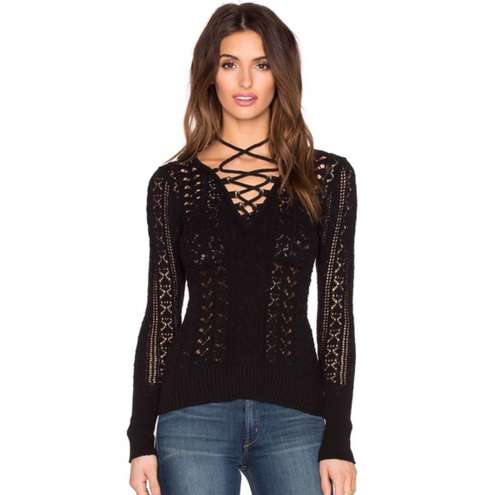Free people ginger criss cross sweater